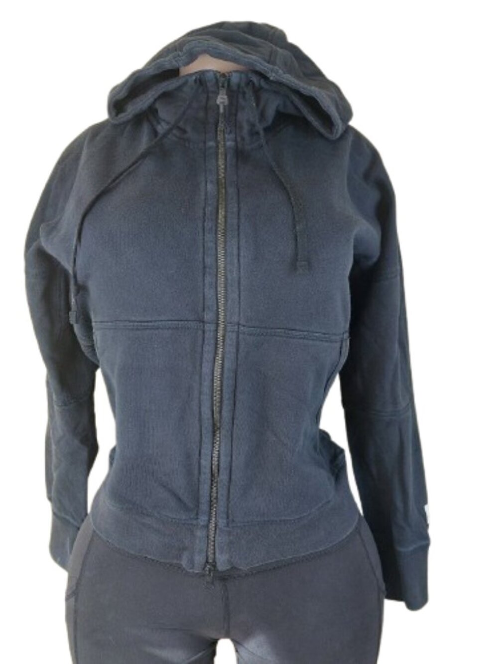 Adidas X Reigning Champ Women's Black Long Sleeve Full Zip Hoodie Size M